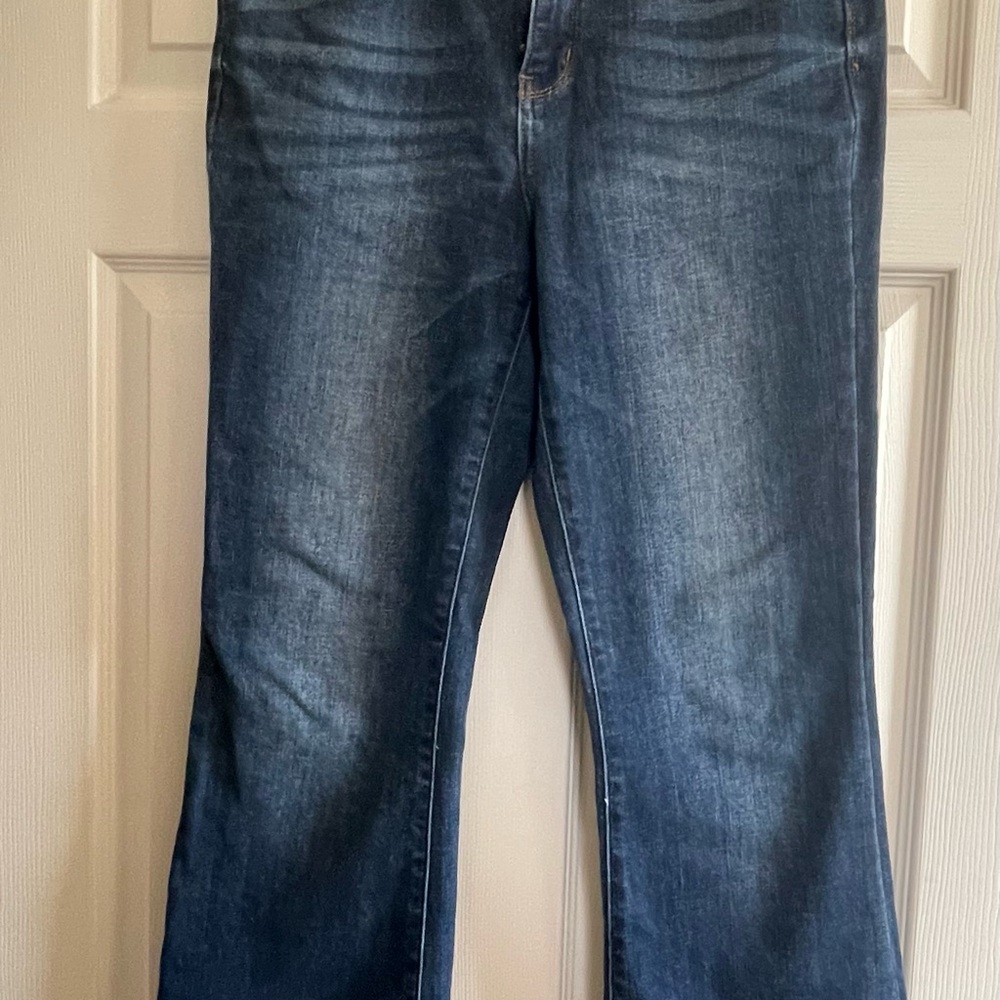 Judy Blue boot cut raw hem jeans